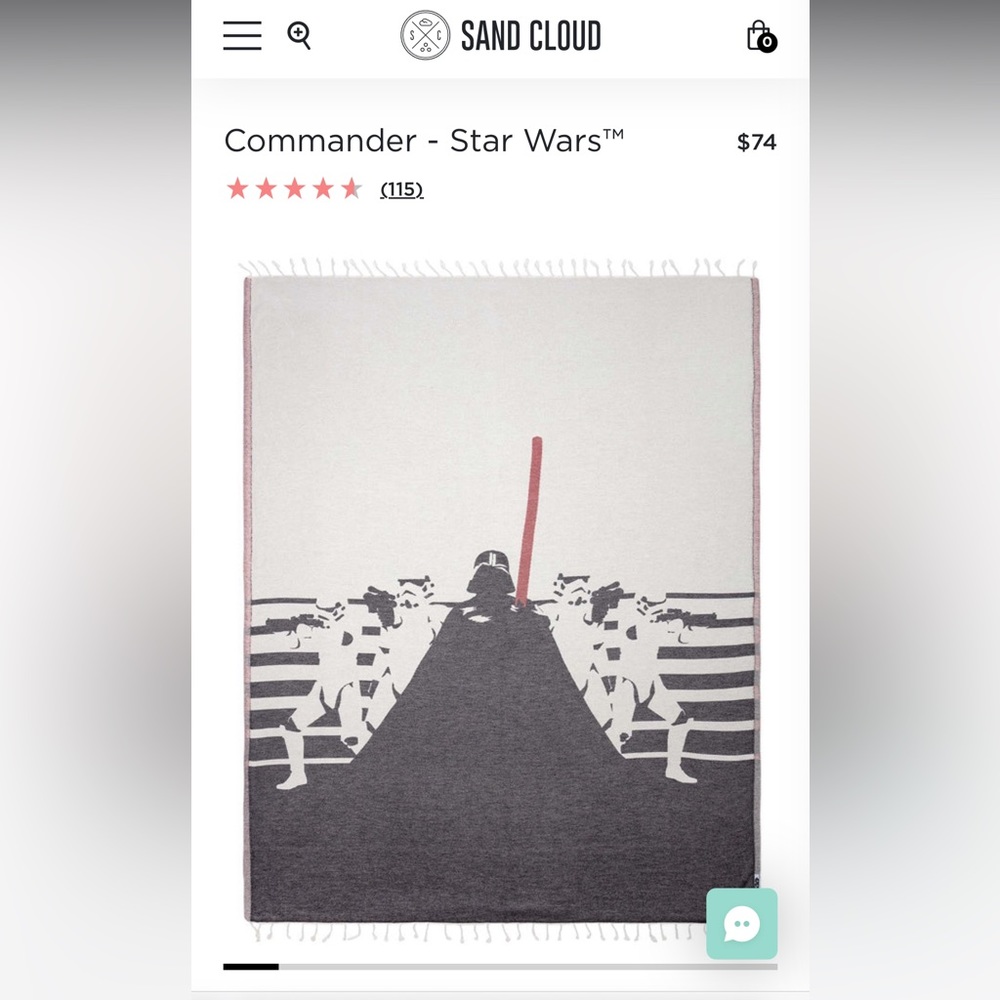 Star Wars Sand Cloud towel